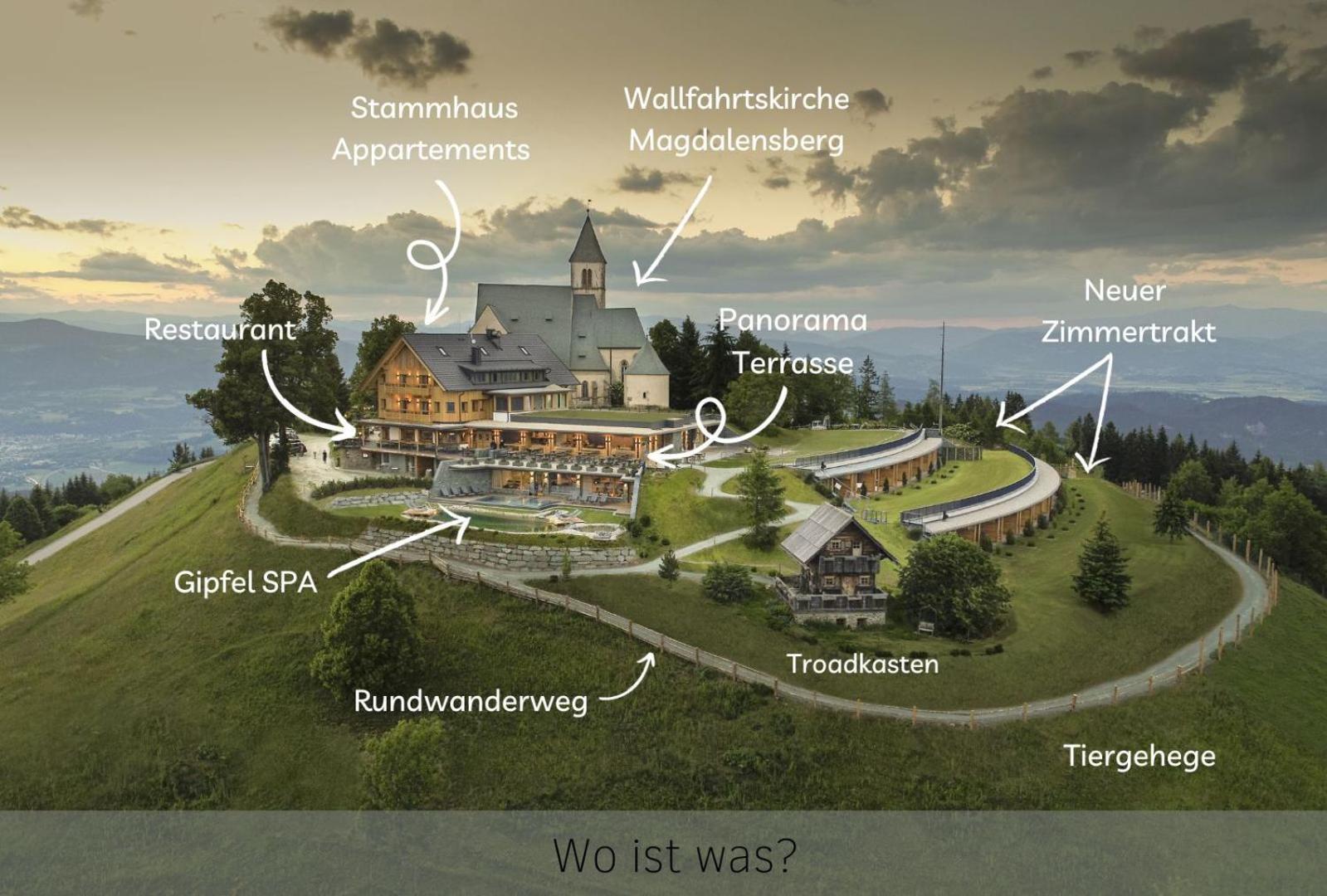 Hotel Gipfelhaus Magdalensberg Sankt Veit an der Glan Esterno foto